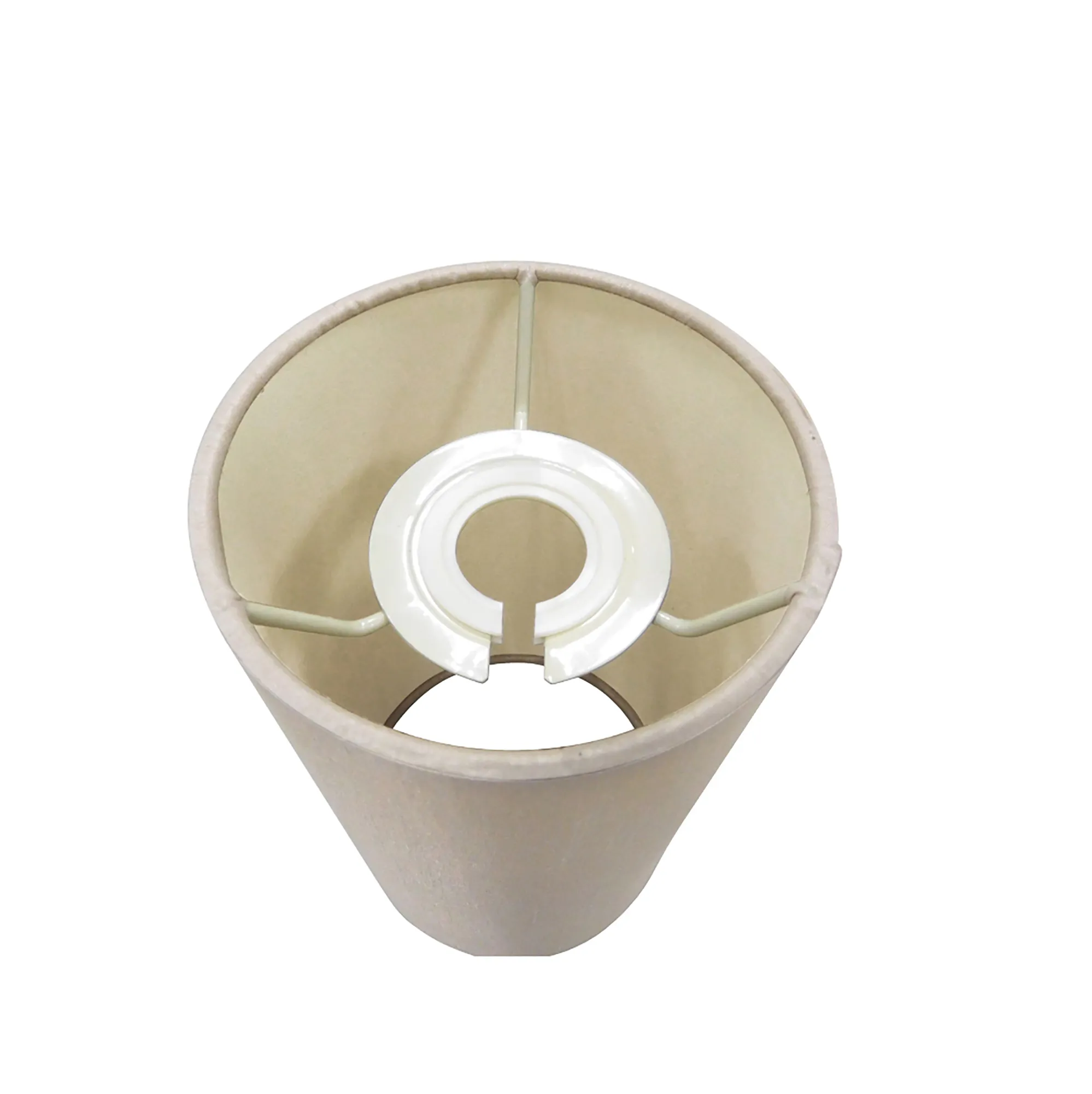 Baymont 12cm Shade 3 Light Pendant Satin Nickel; Nude Beige/Moonlight DK0777  Deco Baymont SN NU